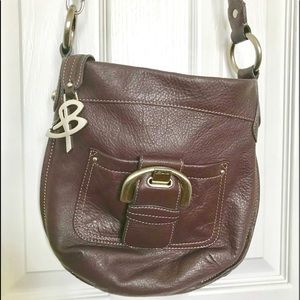 B Makowsky leather bag